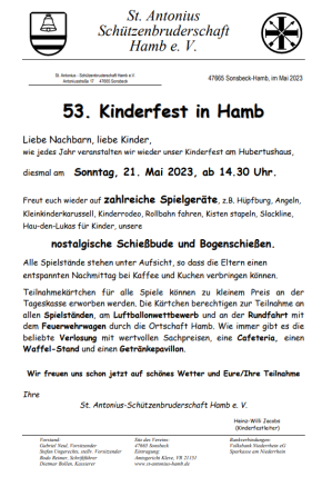 Kinderfestplakat 2023